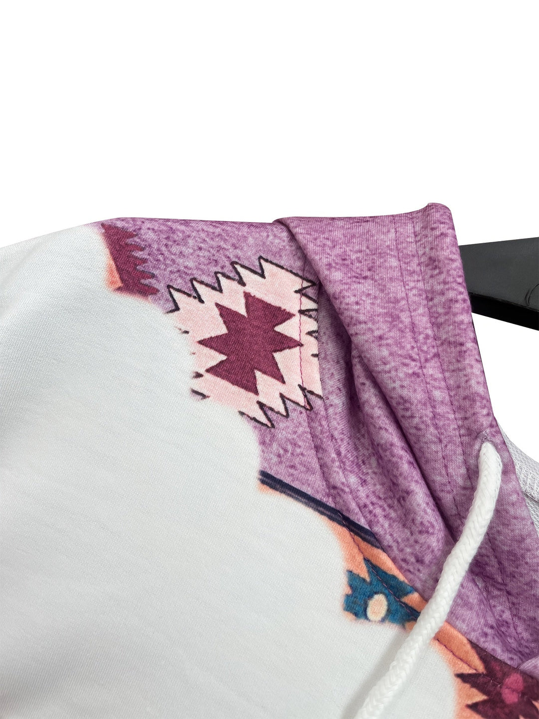Western-Inspired Print Hoodie for Women