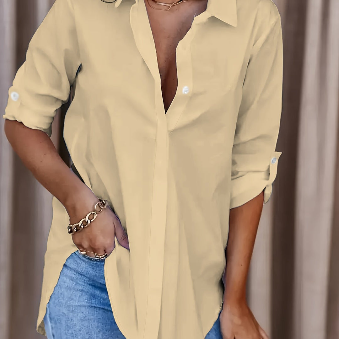 Collared Shirt for Women, Relaxed Style