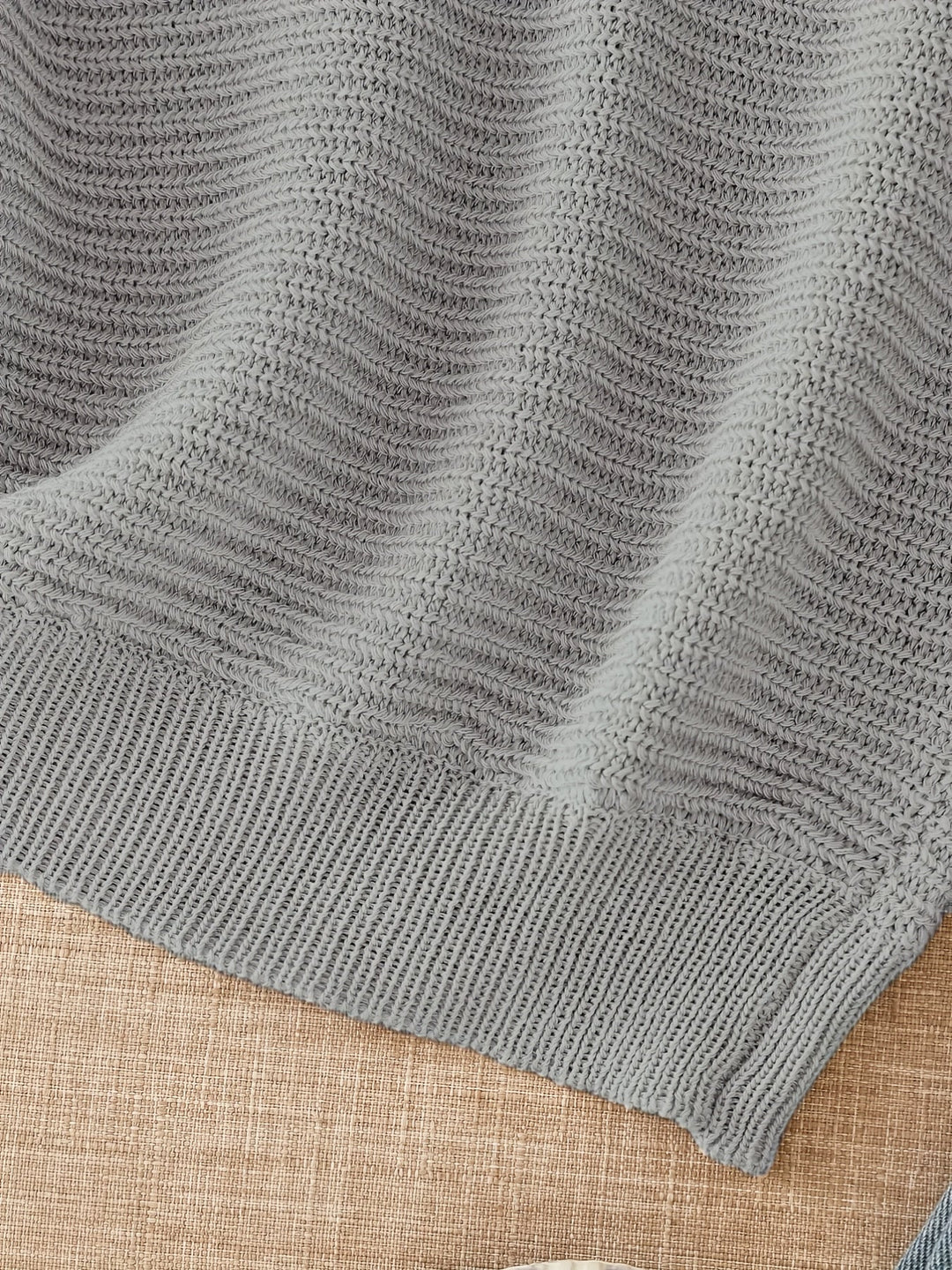 Open-Knit Sweater for Women, Relaxed Style