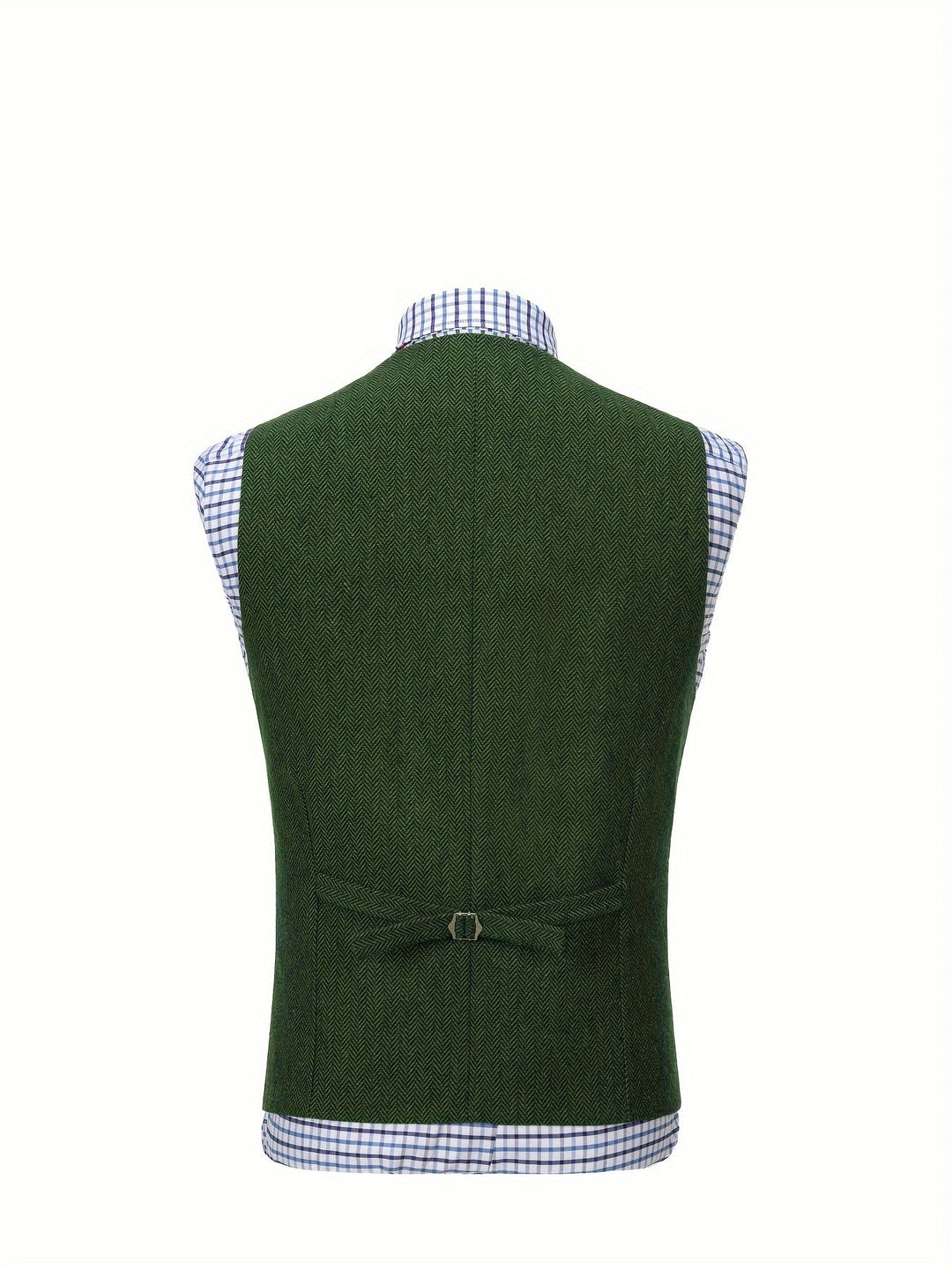 Heritage Herringbone Vest for Men, Plus Size