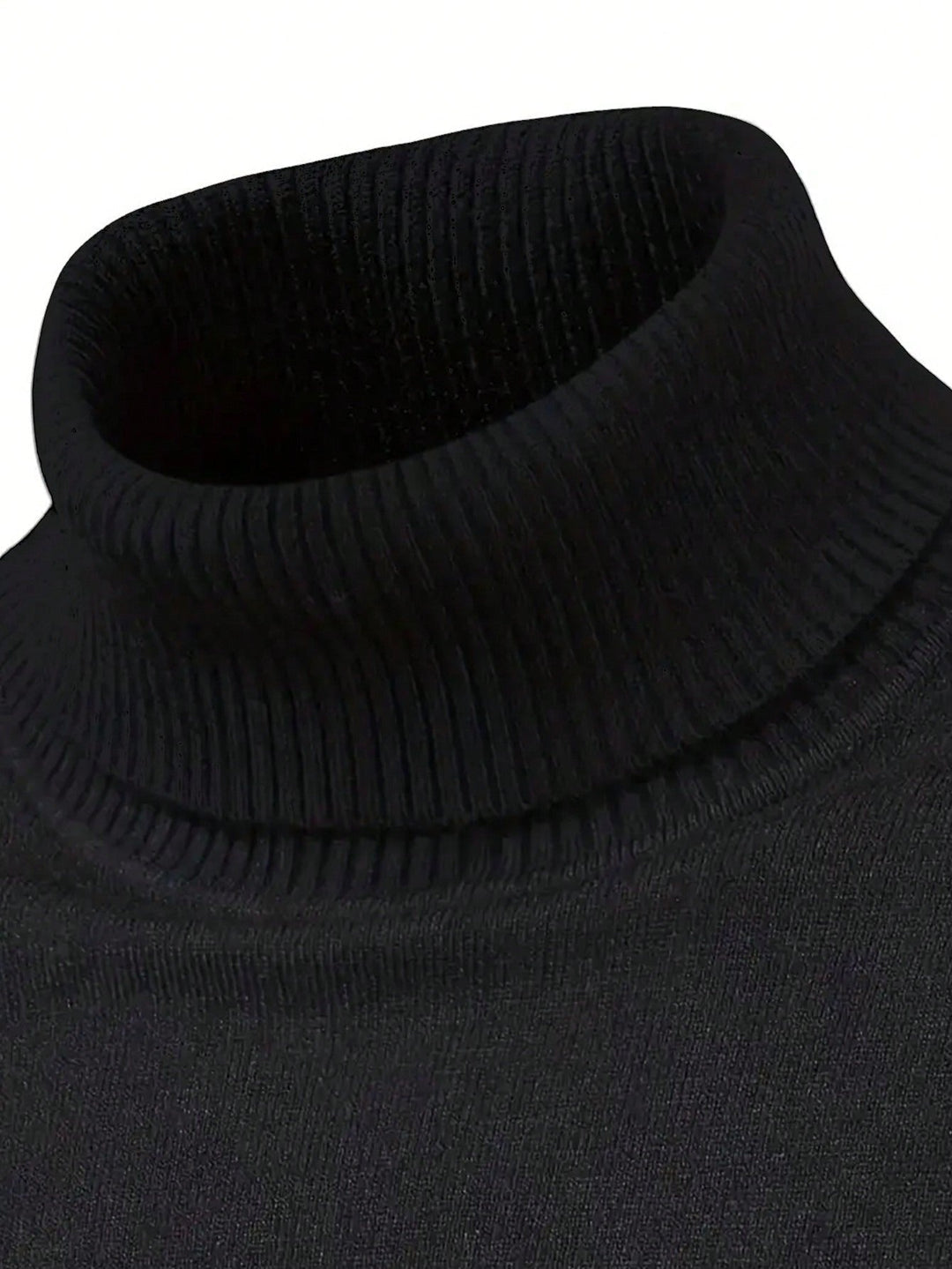 High-Neck Turtleneck for Men, Refined Style