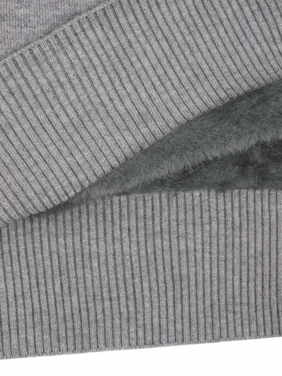 Lined High-Neck Sweater for Women, Cozy Style