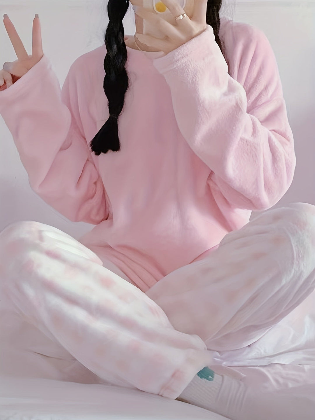 Lounge Two-Piece Set for Women, Cozy Style