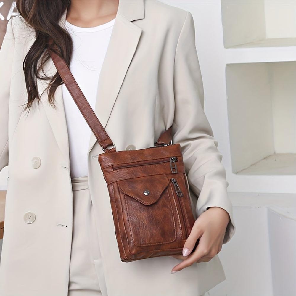 Retro Crossbody Bag, Classic Style