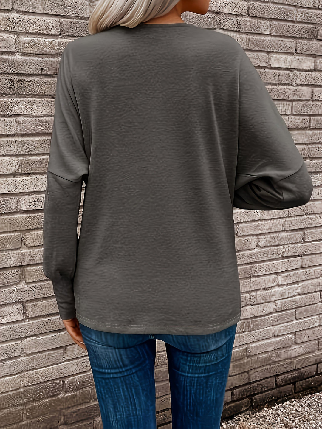 Relaxed Long Sleeve Top for Women