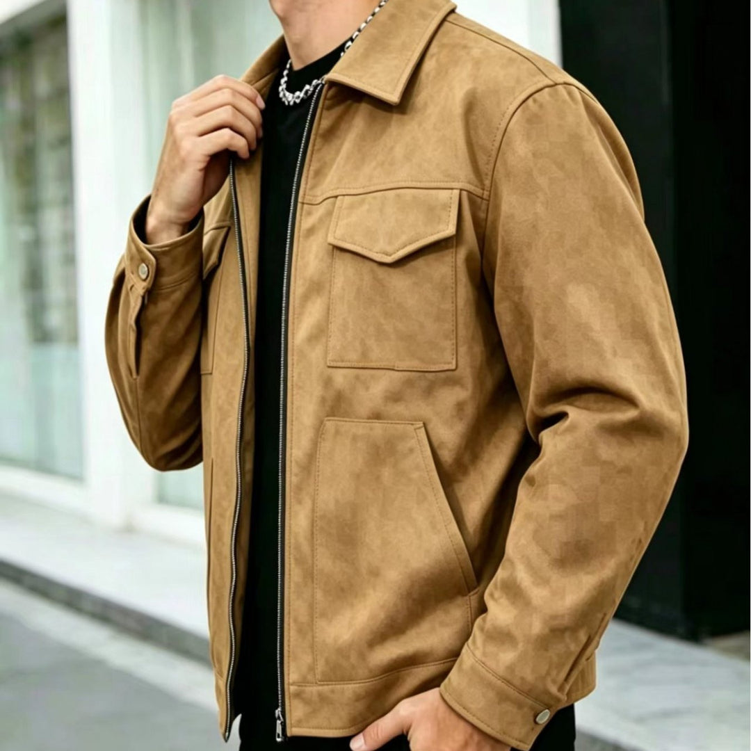 Lapel Utility Jacket, Men's Modern Fit