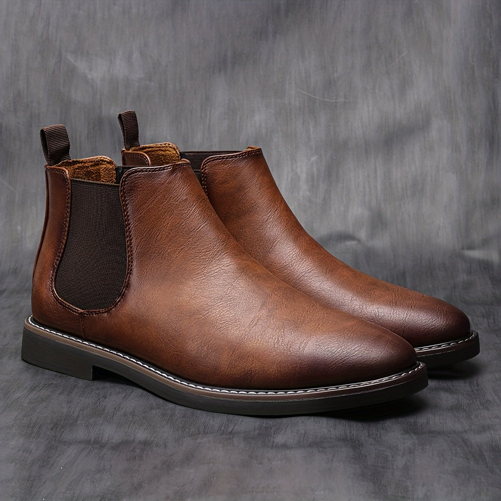 Refined Slip-On Chelsea Boots for Men