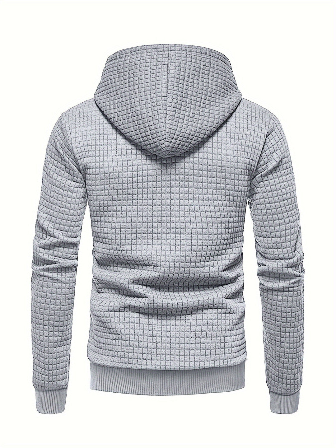 Textured Hooded Pullover Hoodie for Men