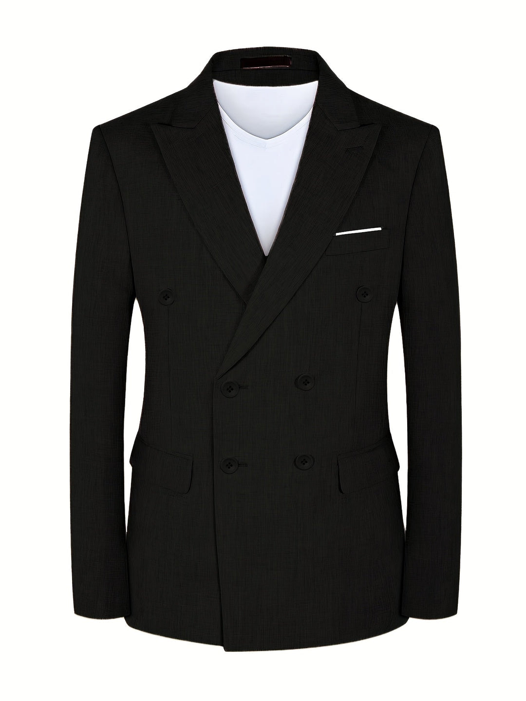Two-Button Blazer for Men, Tailored Style