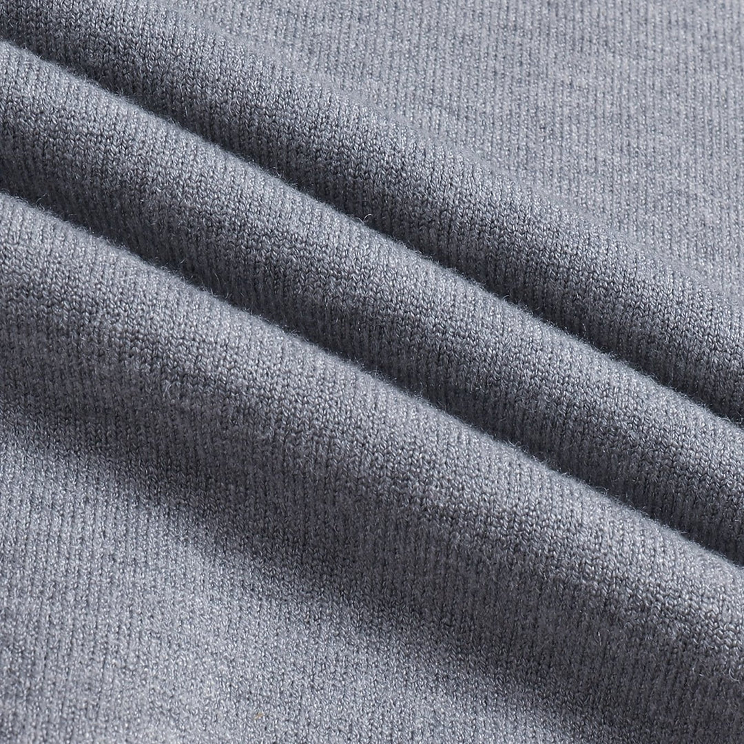 High-Neck Sweater for Men, Refined Style