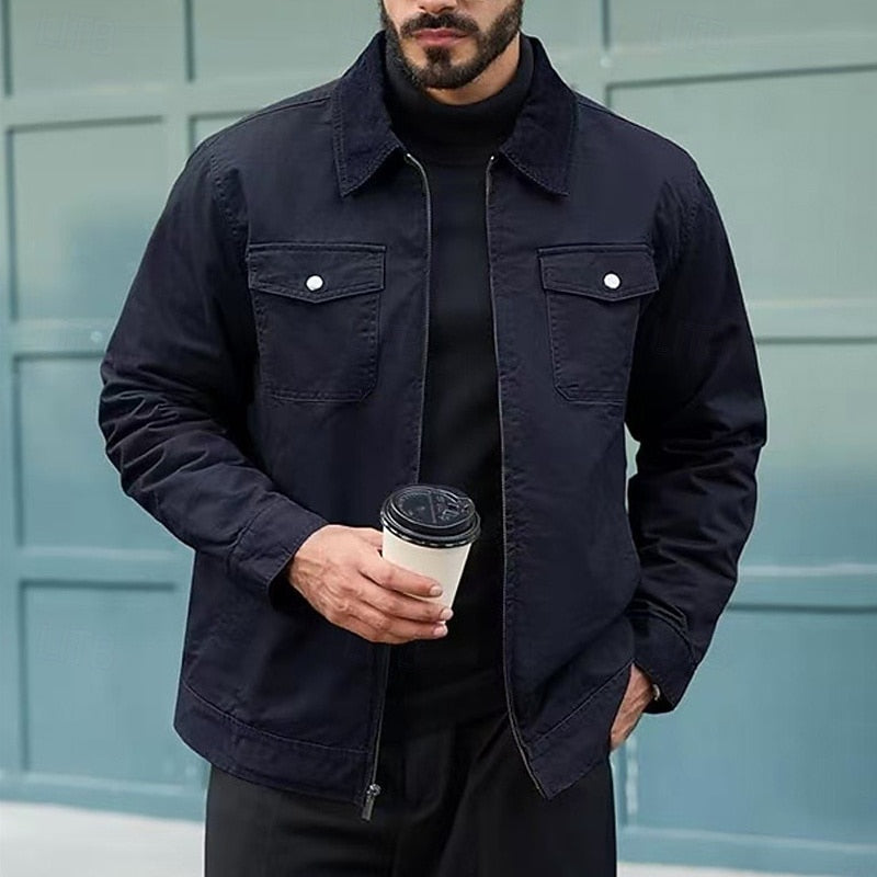 Utility Jacket for Men, Rugged Style
