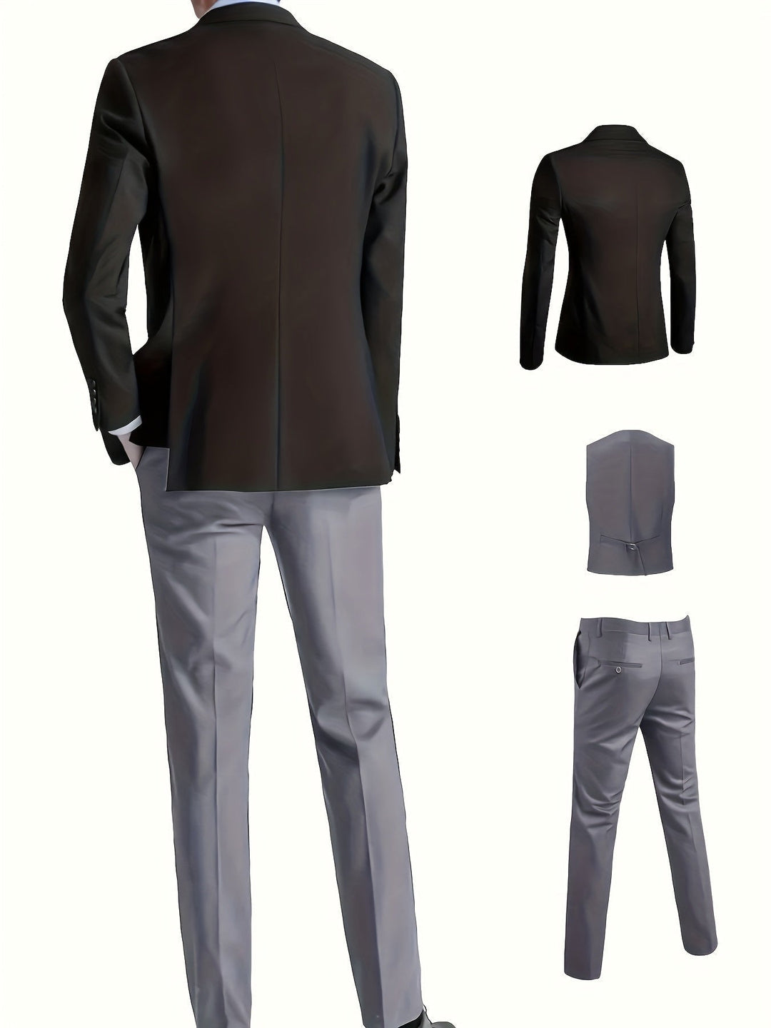 Three-Piece Suit, Men's Tailored Fit