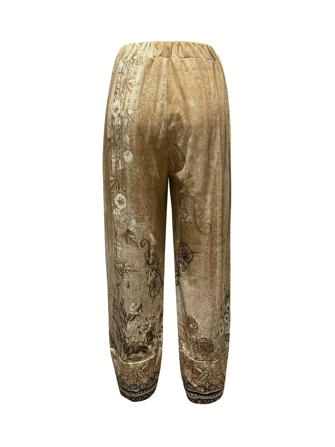 Botanical Cropped Pants for Women