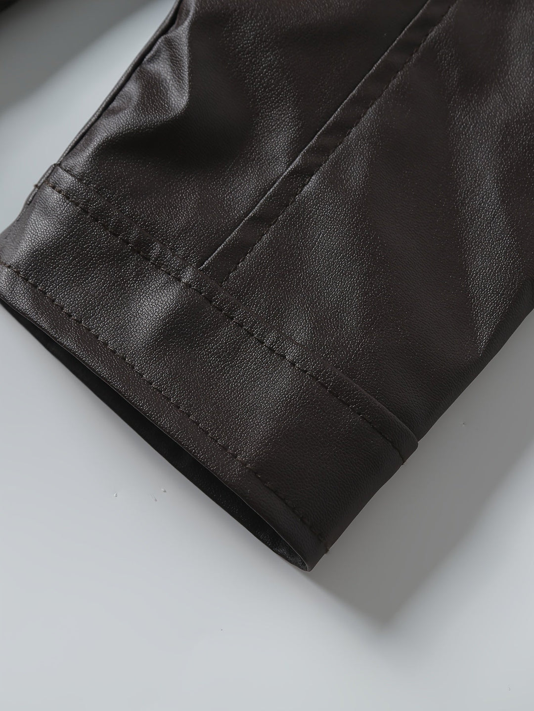 Stand-Collar Moto Jacket for Men