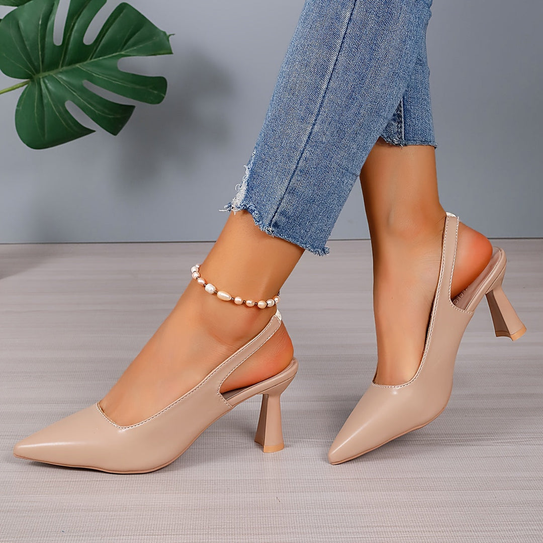 Elegant Slingback Pointed Heels for Women
