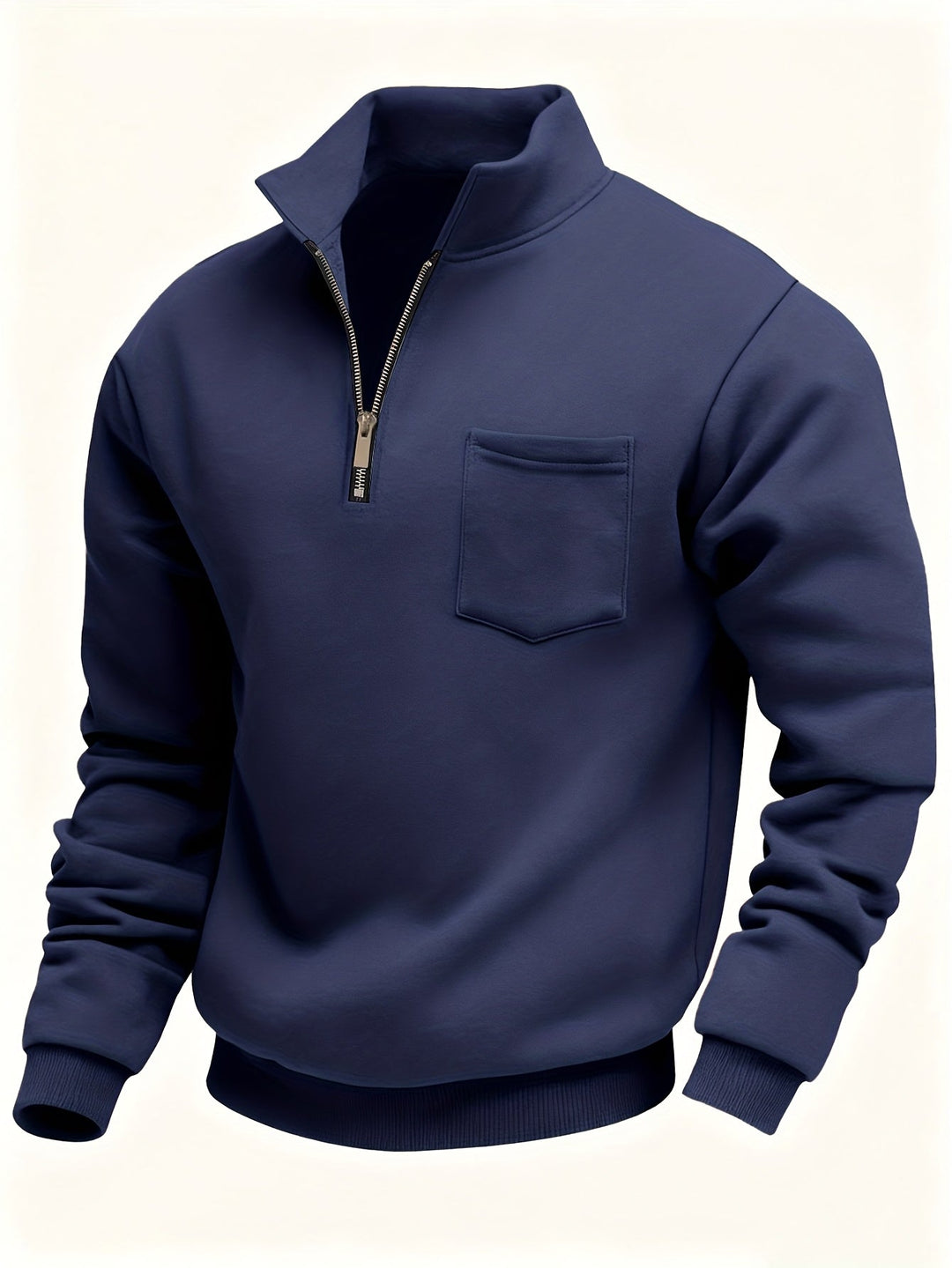 Refined Half-Zip Pullover for Men