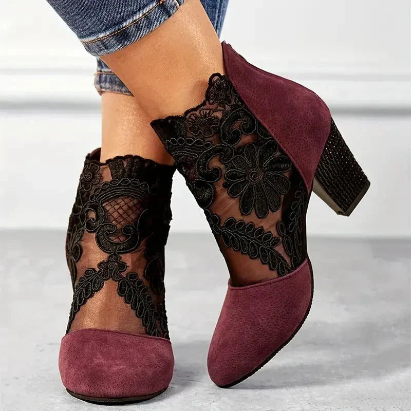 Stylish Breathable Orthopedic Heels for Women, Arch Support