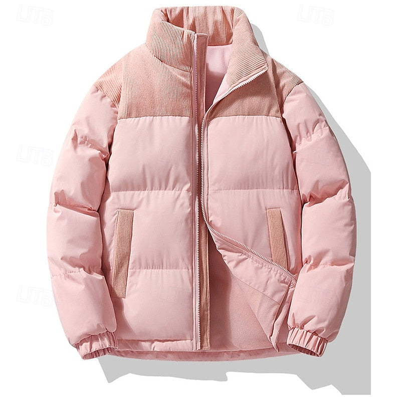 Men's Insulated Stand-Collar Puffer Jacket