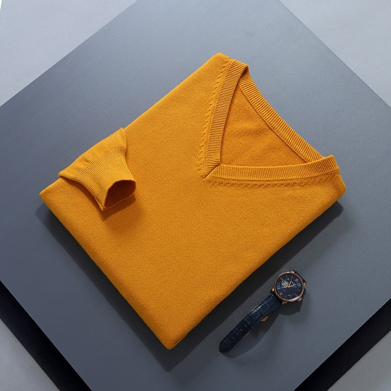 V-Neck Sweater, Men's Refined Fit