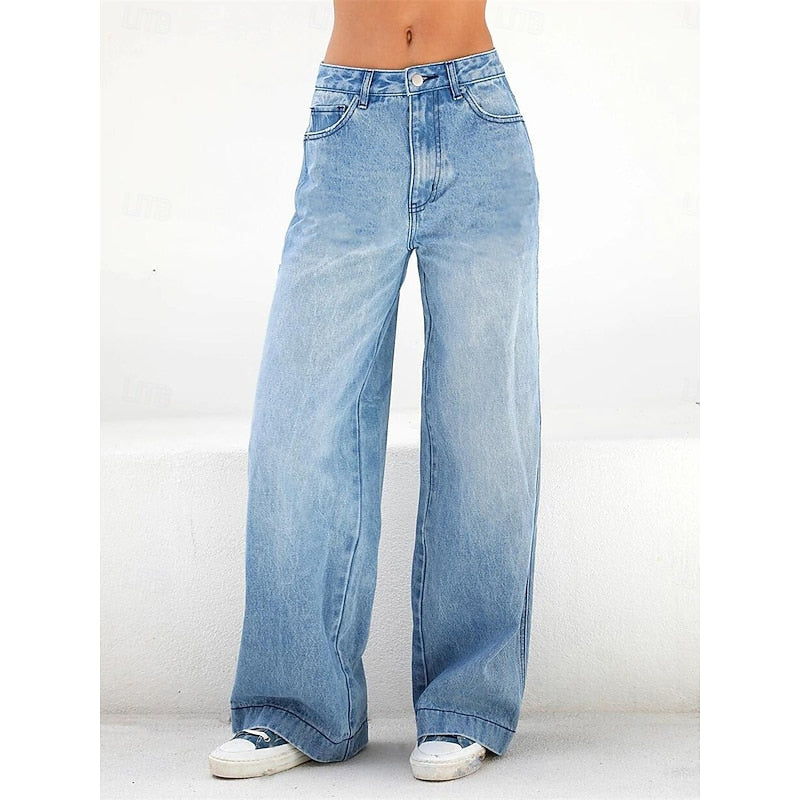 Wide-Leg Jeans for Women, Relaxed Style