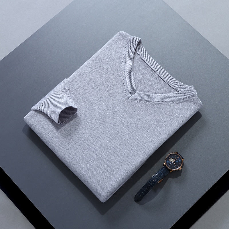 V-Neck Sweater, Men's Refined Fit