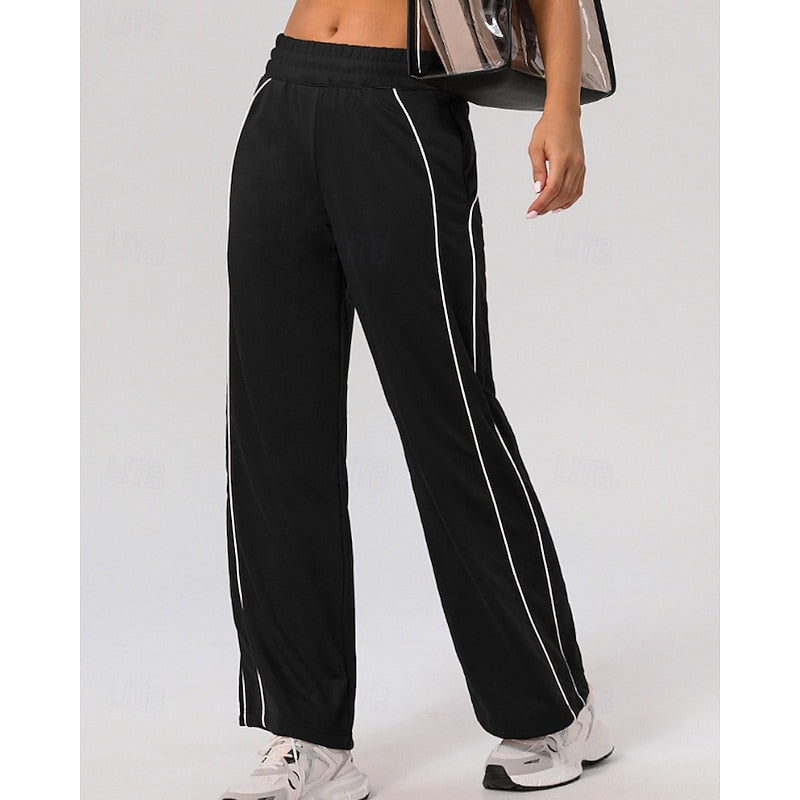 Side-Stripe Joggers, Women's Relaxed Fit