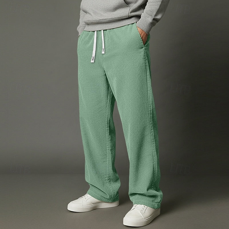 Relaxed Drawstring Pants for Men