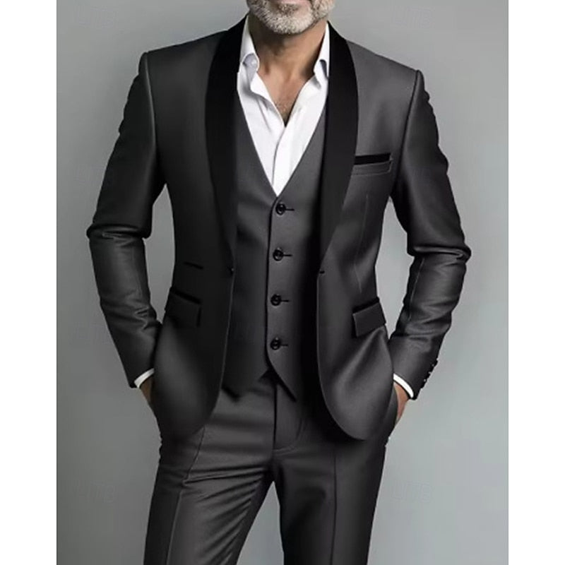 Three-Piece Suit, Men's Refined Fit