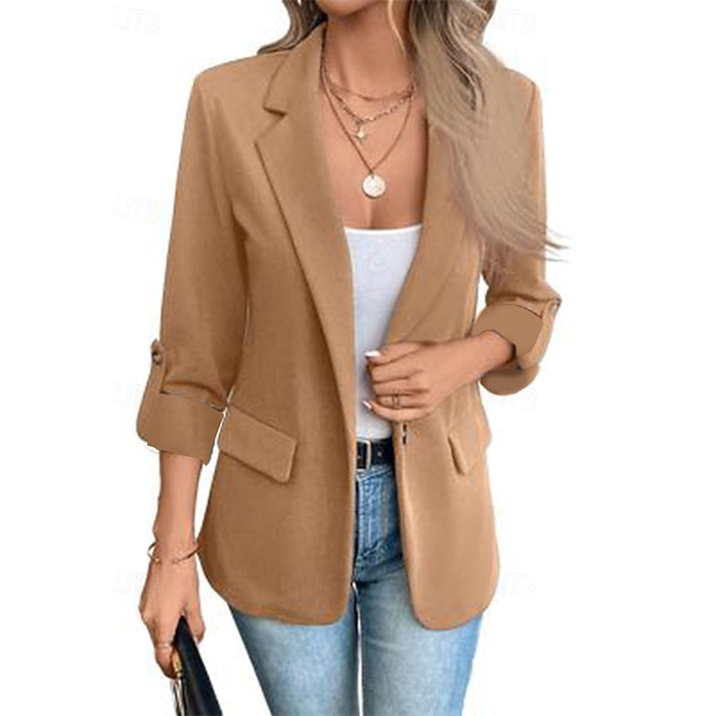 Open-Front Blazer, Women's Tailored Fit