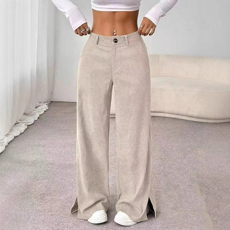 Women's High-Waist Wide-Leg Pants