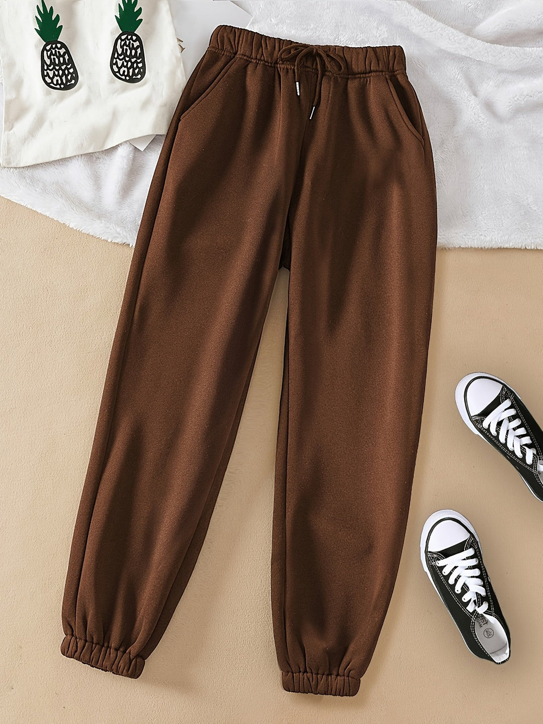 Relaxed Drawstring Joggers for Women