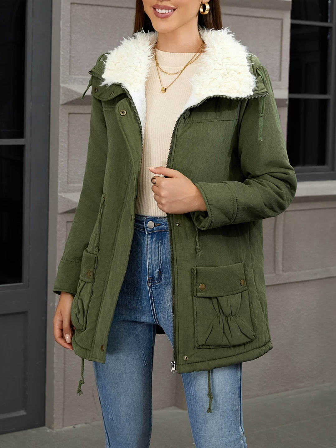 Hooded Winter Parka for Women, Cozy Style