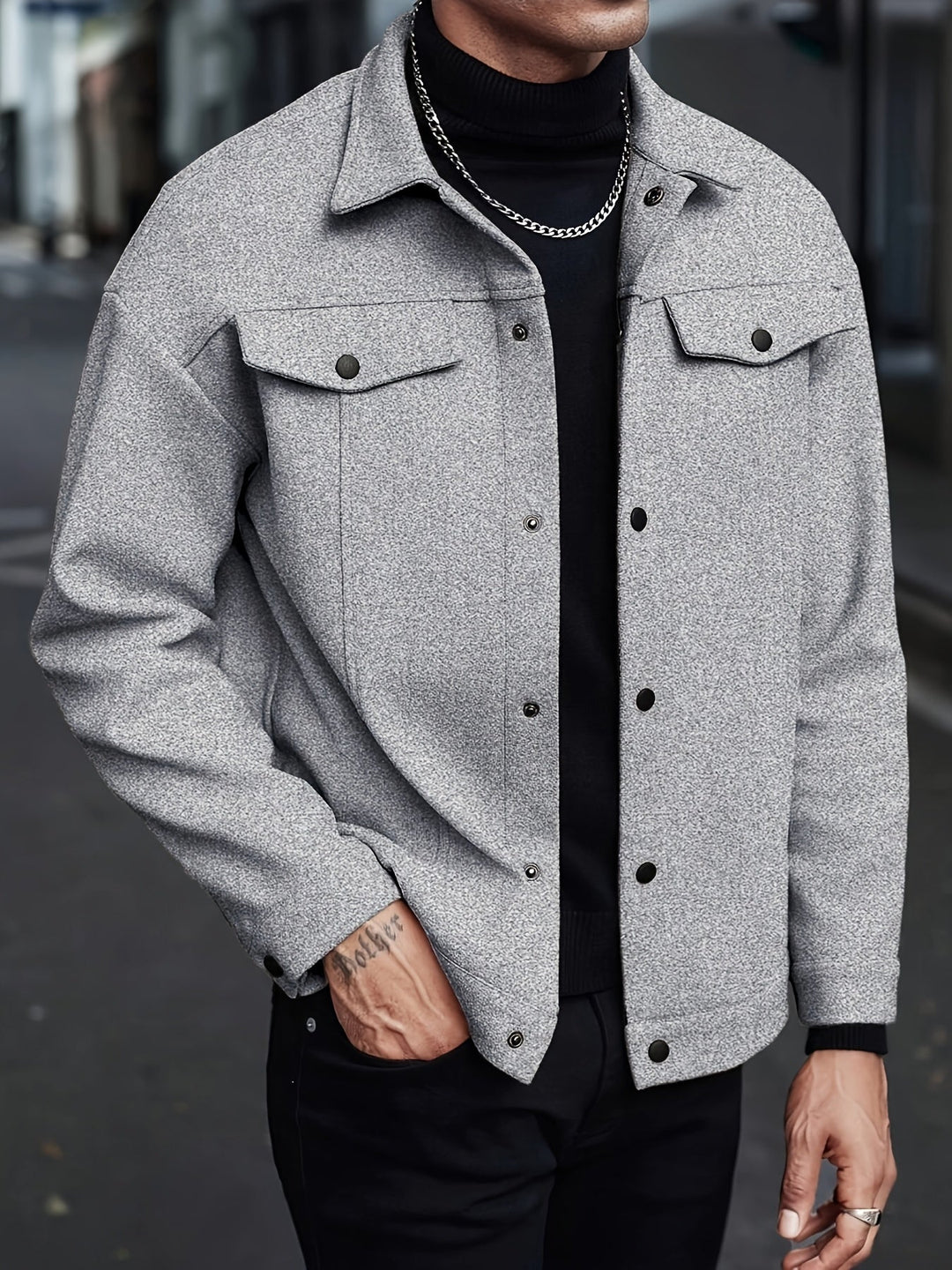 Everyday Jacket for Men, Refined Style
