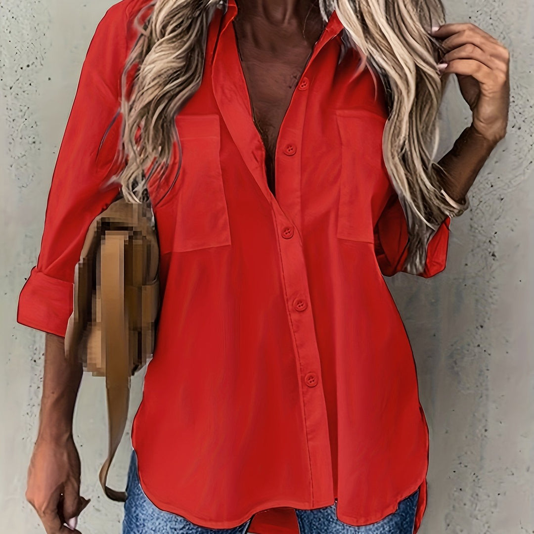 Button-Up Shirt, Women's Relaxed Fit