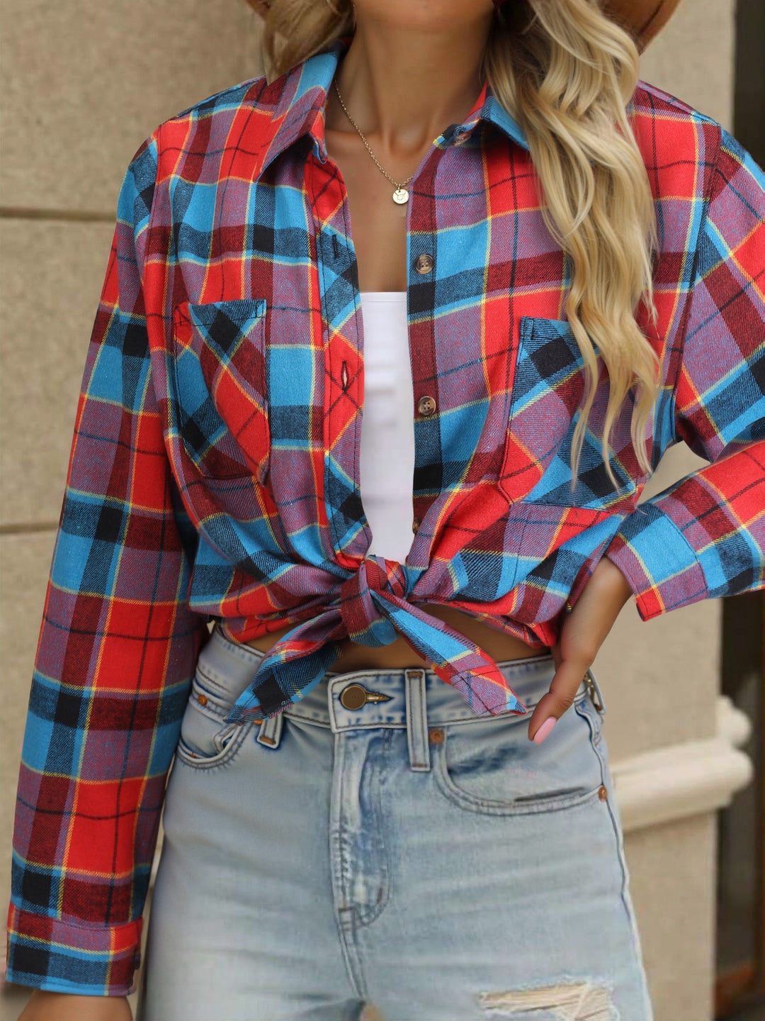 Buffalo Check Shirt, Women's Relaxed Fit