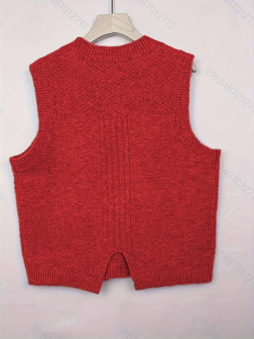 Cable-Knit Sweater Vest for Women