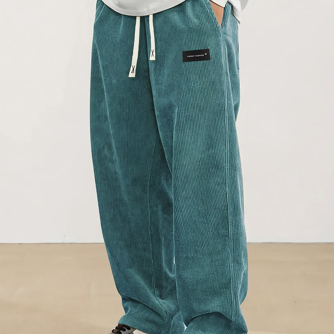 Men's Relaxed Straight-Leg Pants