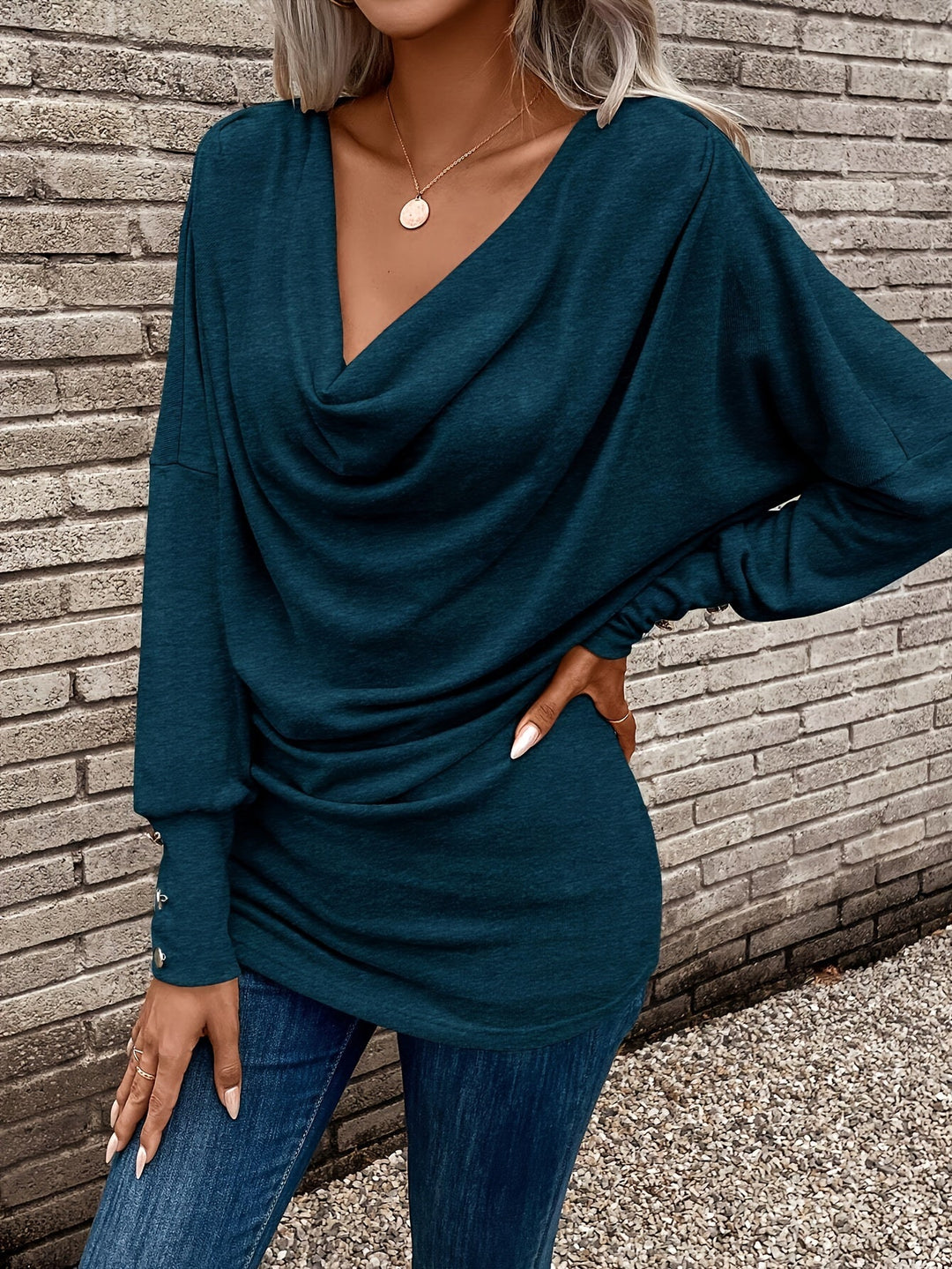 Relaxed Long Sleeve Top for Women