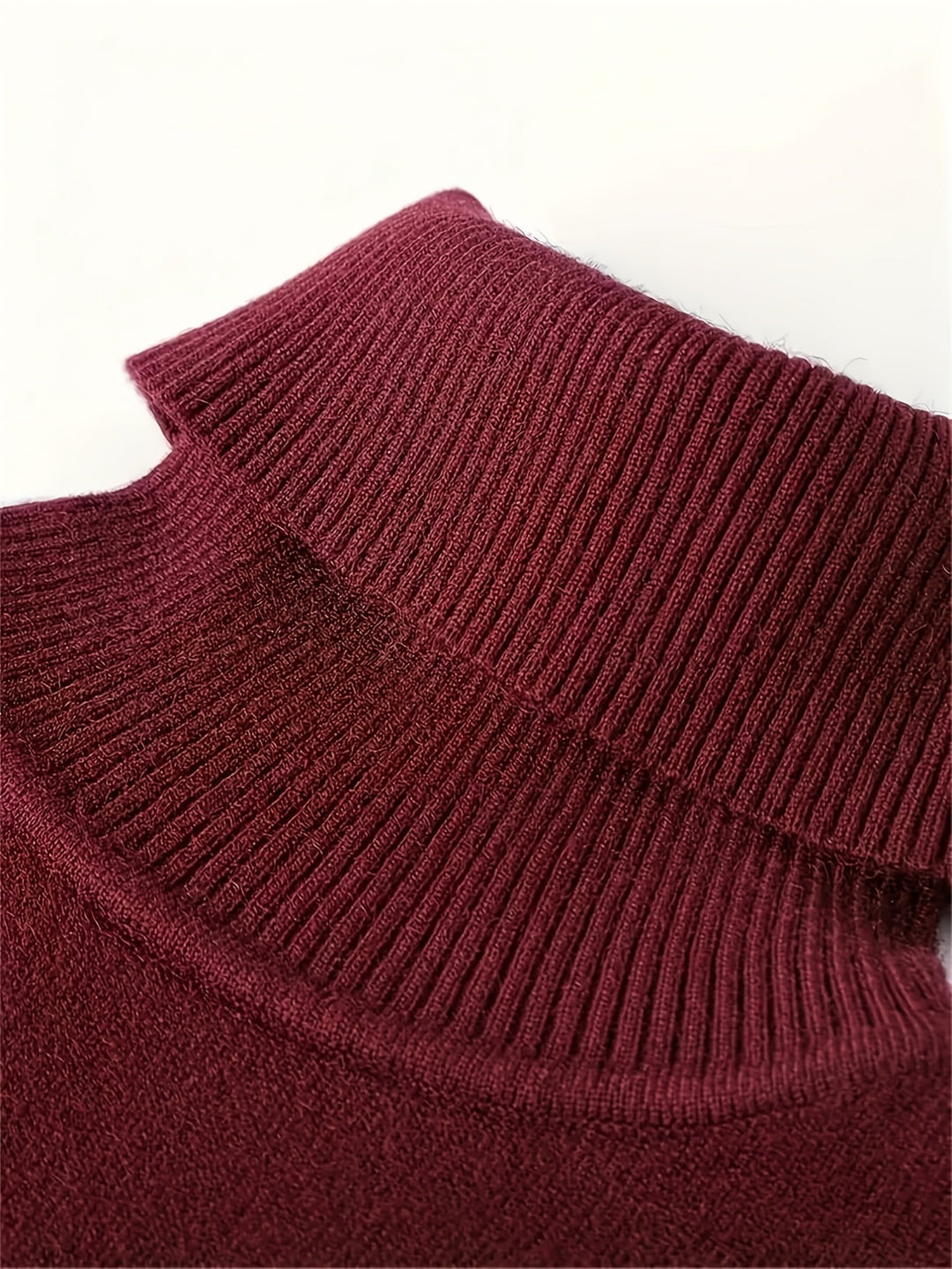 High-Neck Turtleneck for Men, Refined Style