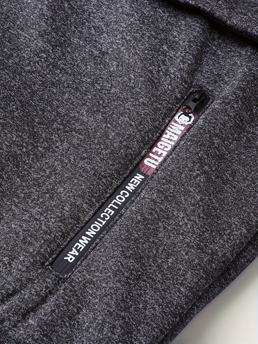 Cozy Hooded Zip-Up Jacket for Men, Plus Size