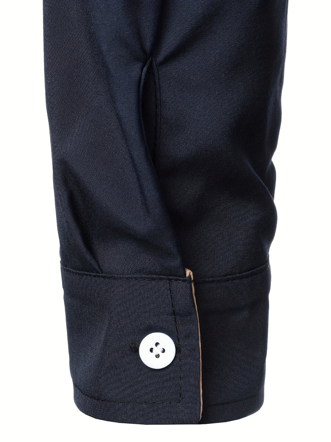 Ladies Contrast-Trim Long Sleeve Shirt
