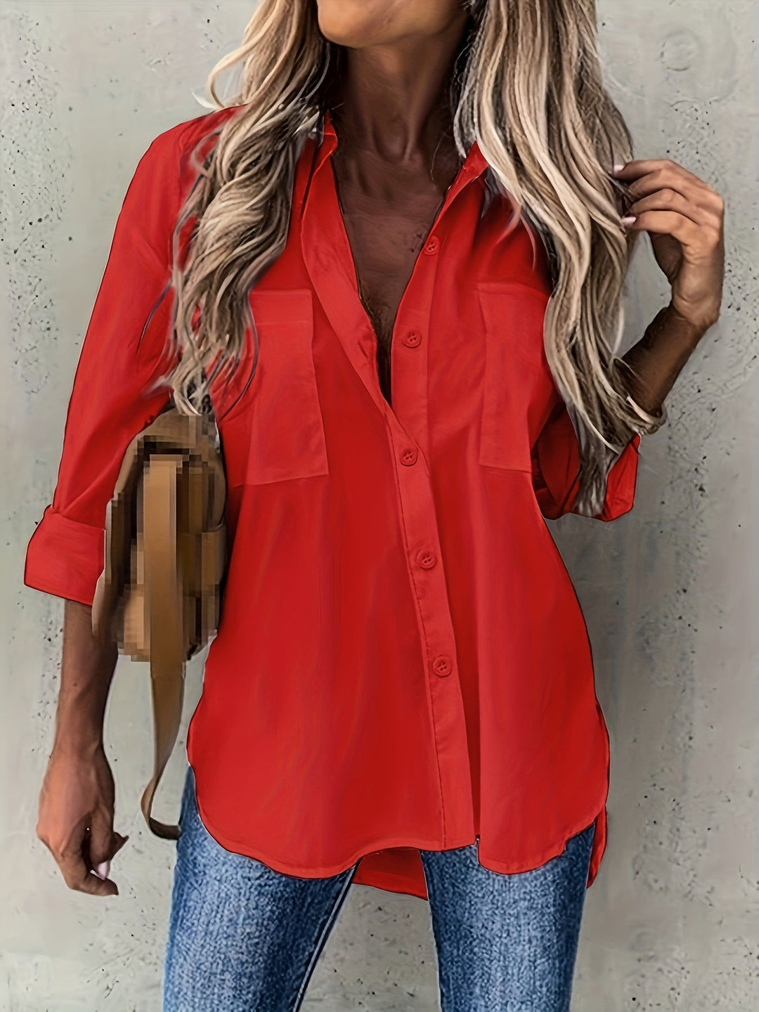 Button-Up Shirt, Women's Relaxed Fit