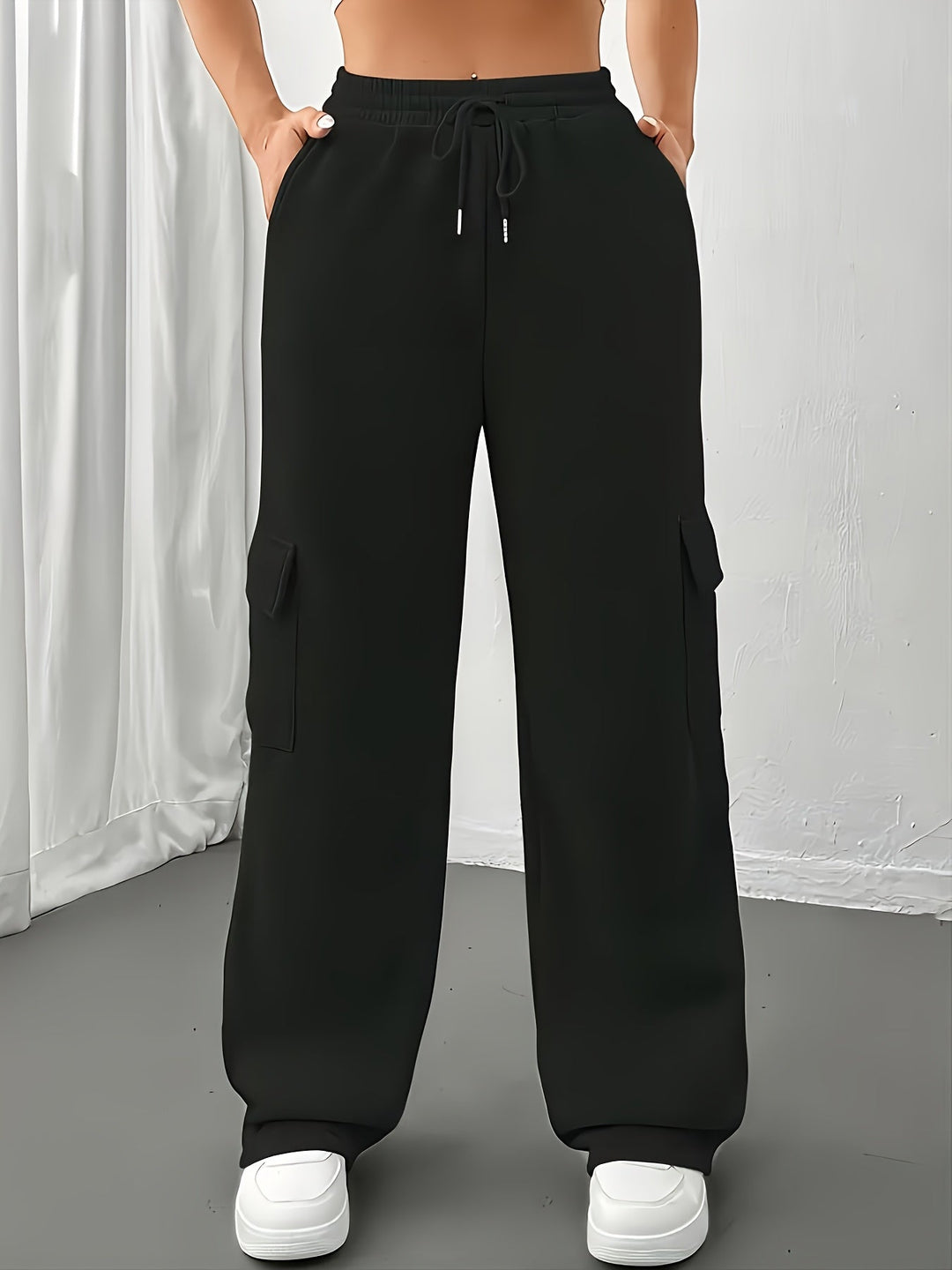 Ladies Relaxed Cargo Joggers