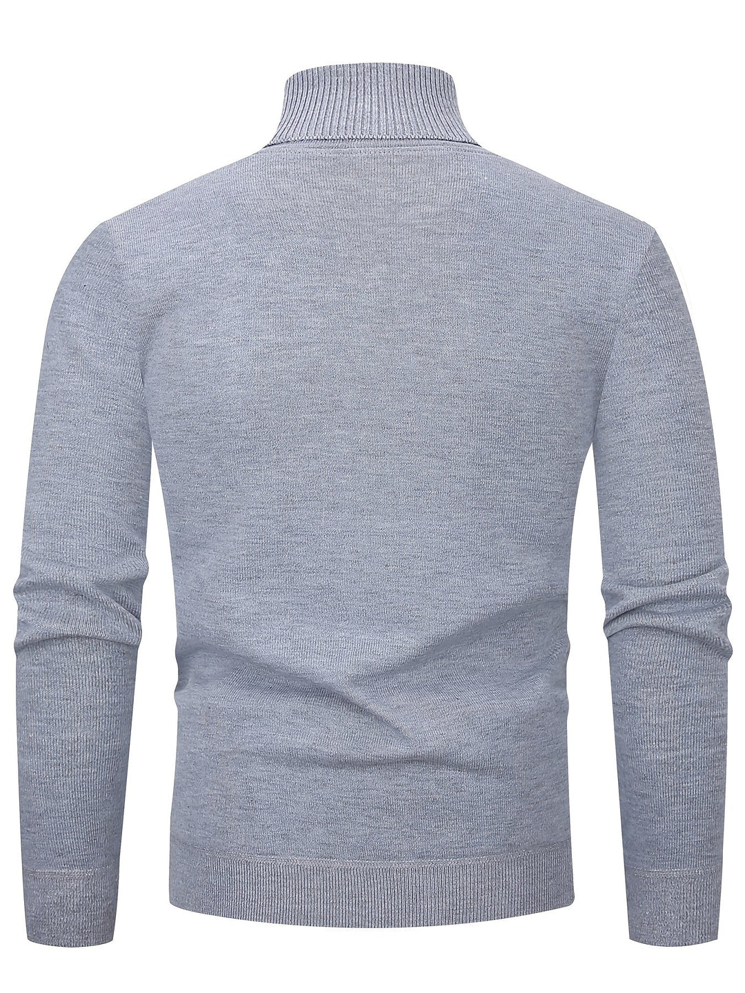 High-Neck Sweater for Men, Cozy Style