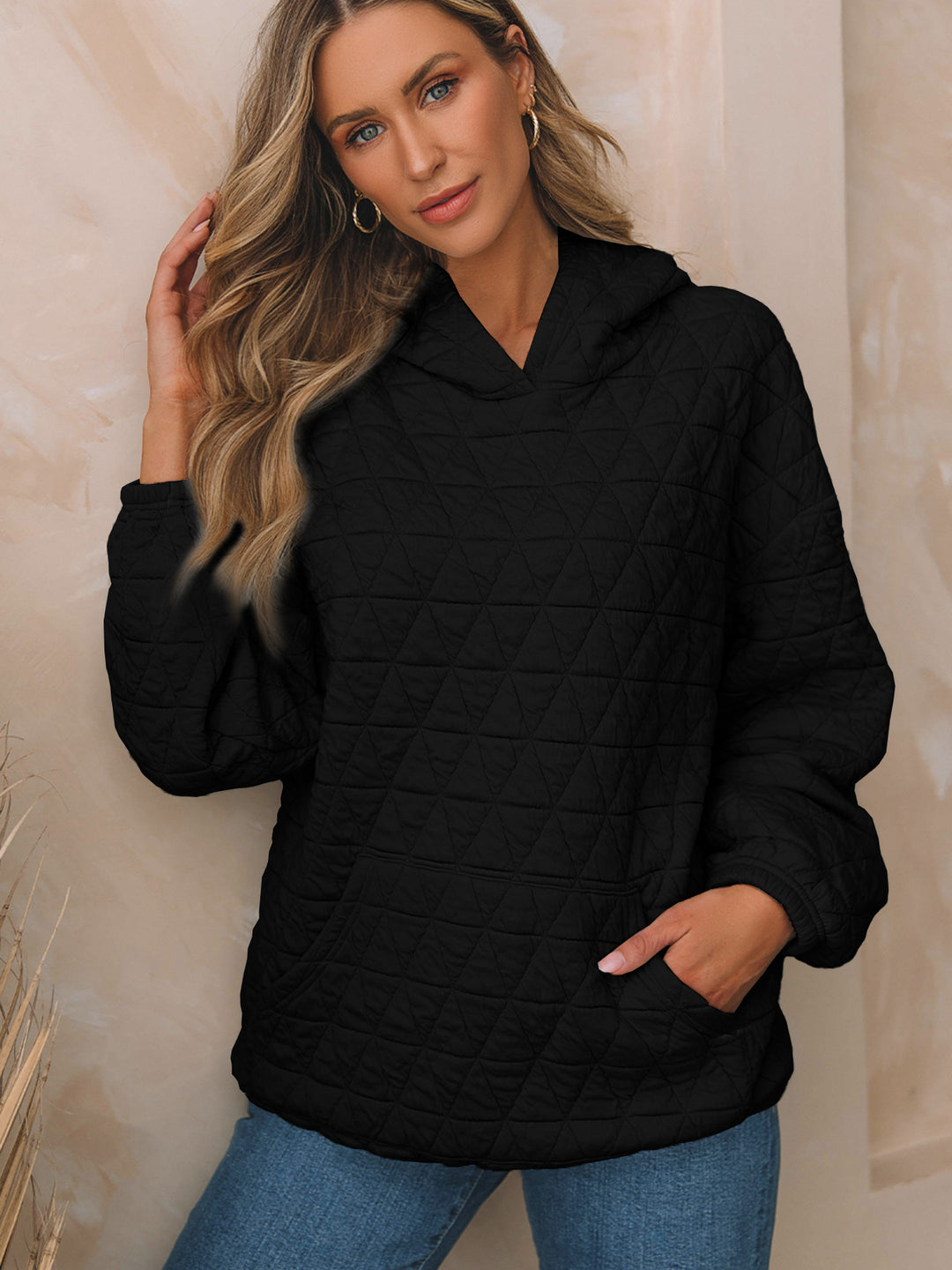 Women's Knit Sweater with Hood