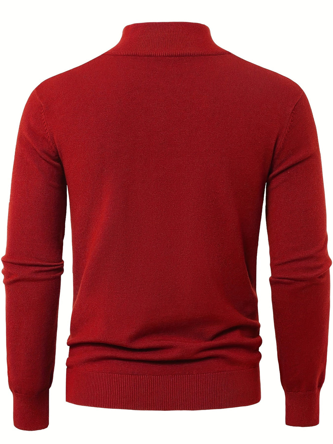 High-Neck Sweater for Men, Refined Style