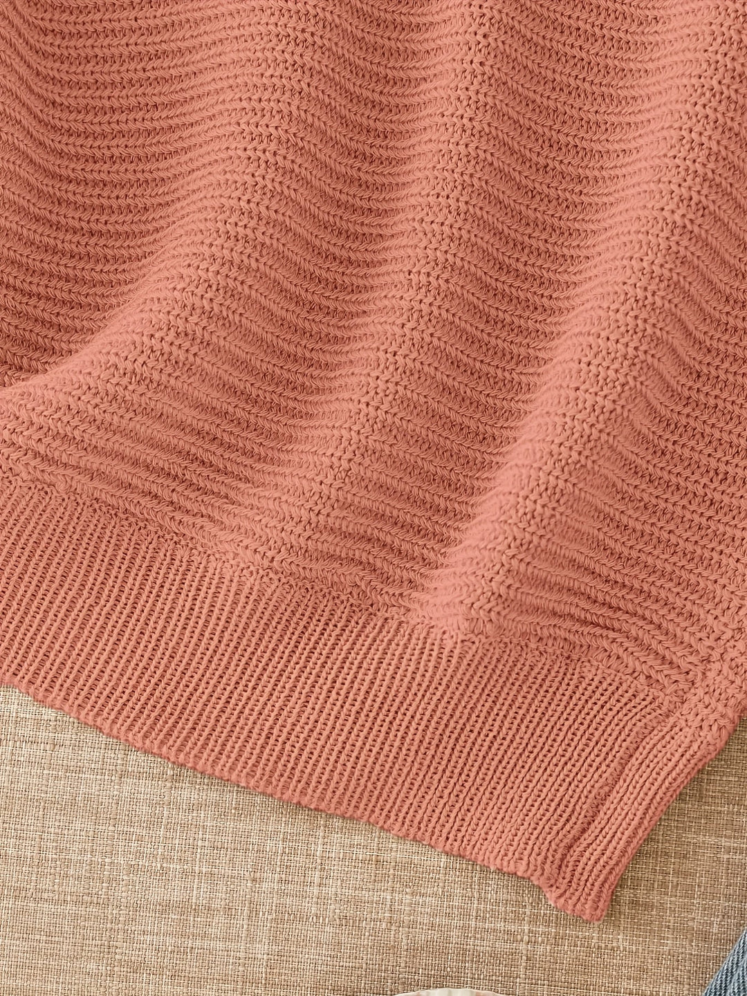 Open-Knit Sweater for Women, Relaxed Style