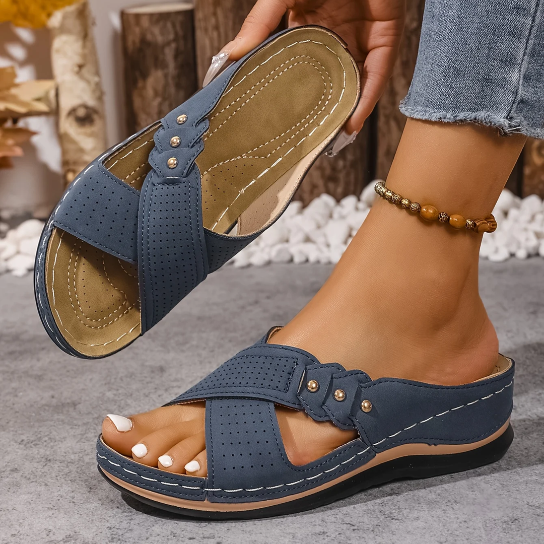 Premium Orthopedic Wedge Sandal, Arch Support