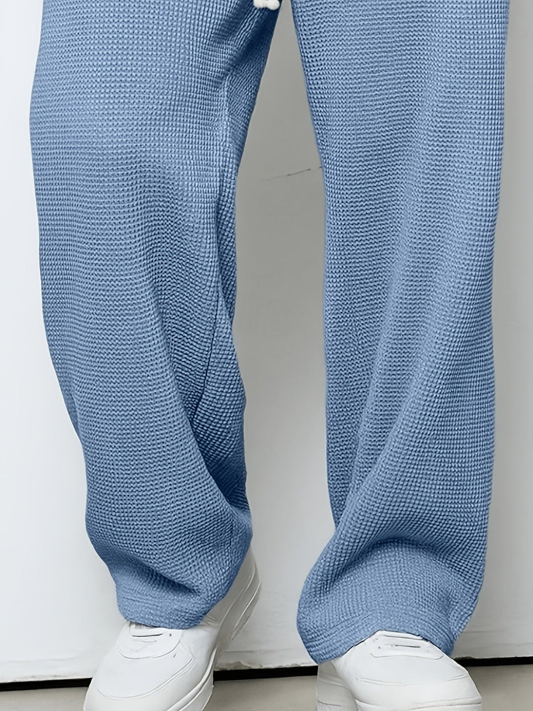 Relaxed Textured Pants for Men