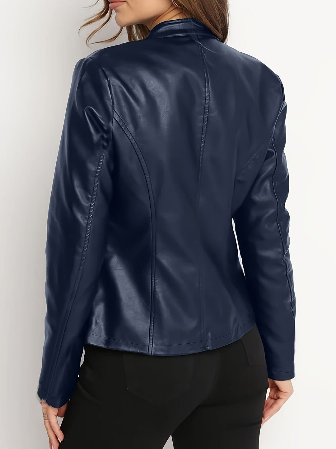 Women's Zip-Front Biker Jacket